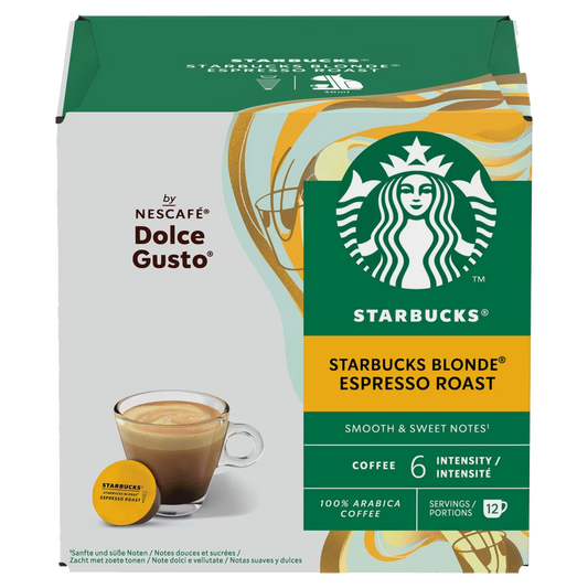 Blonde Espresso Roast - Starbucks by Dolce Gusto Compatible Capsules
