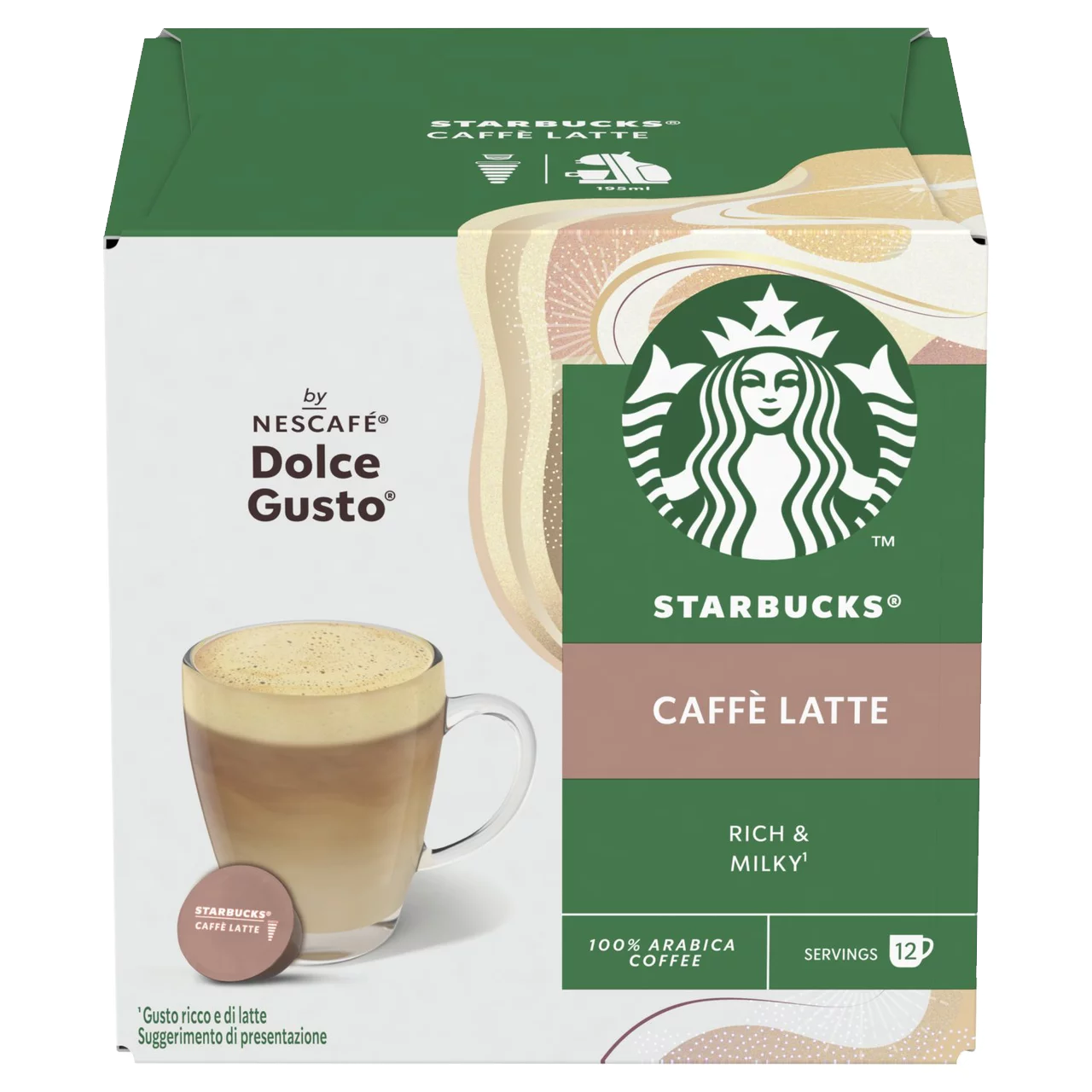 Caffe Latte - Starbucks by Dolce Gusto Compatible Capsules