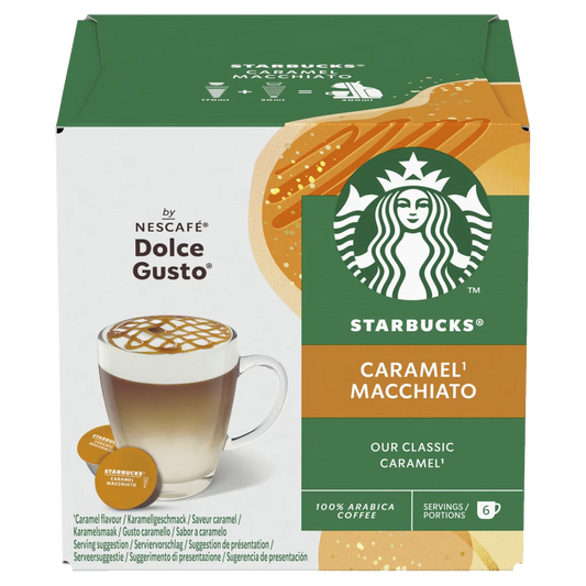 Caramel Macchiato - Starbucks® by Nescafe Dolce Gusto® Compatible Capsules