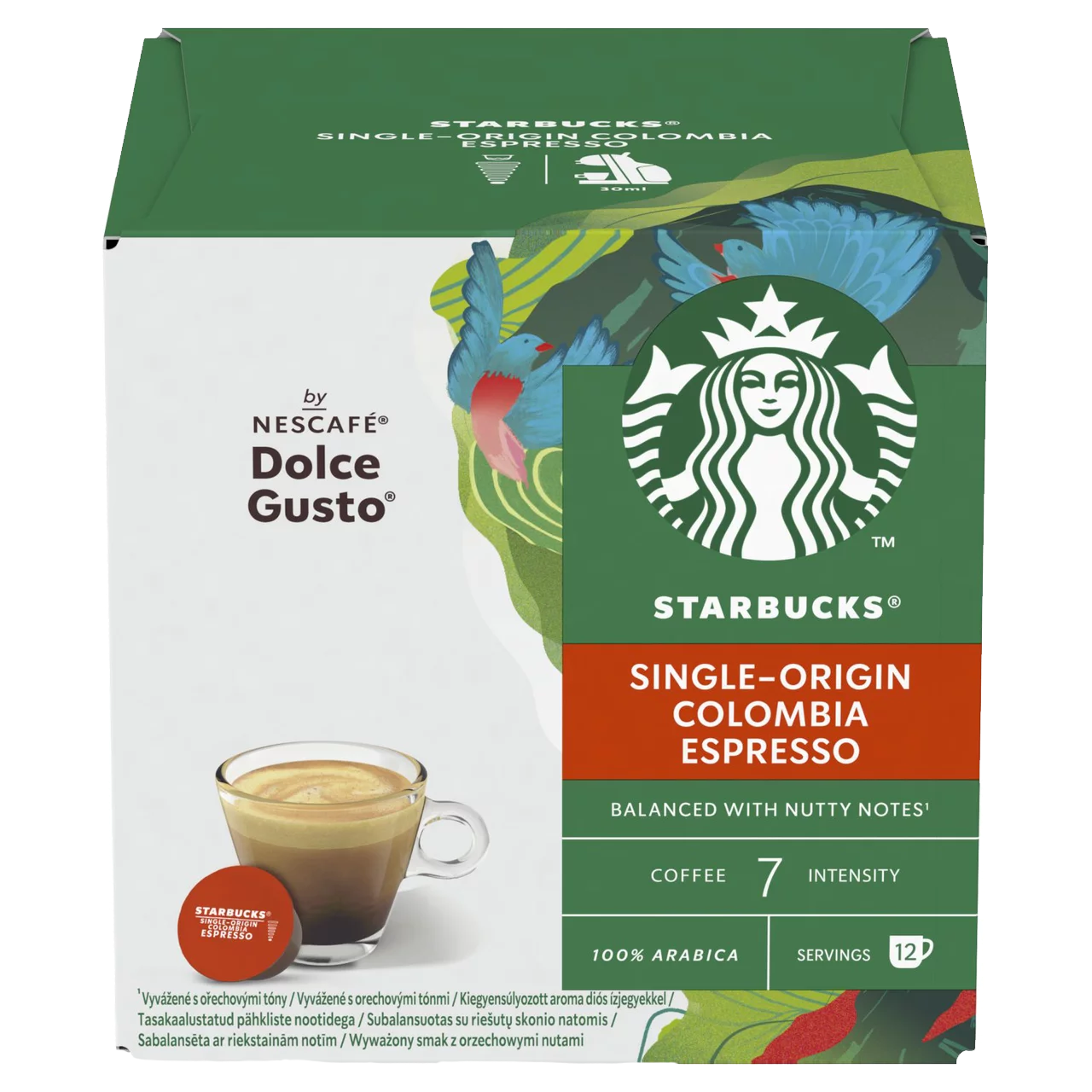 Colombia Espresso - Starbucks by Dolce Gusto Compatible Capsules