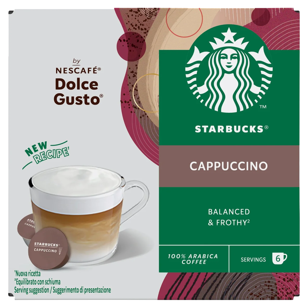 Cappuccino - Starbucks by Dolce Gusto Compatible Capsules