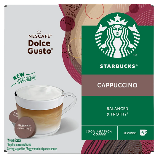 Cappuccino - Starbucks by Dolce Gusto Compatible Capsules