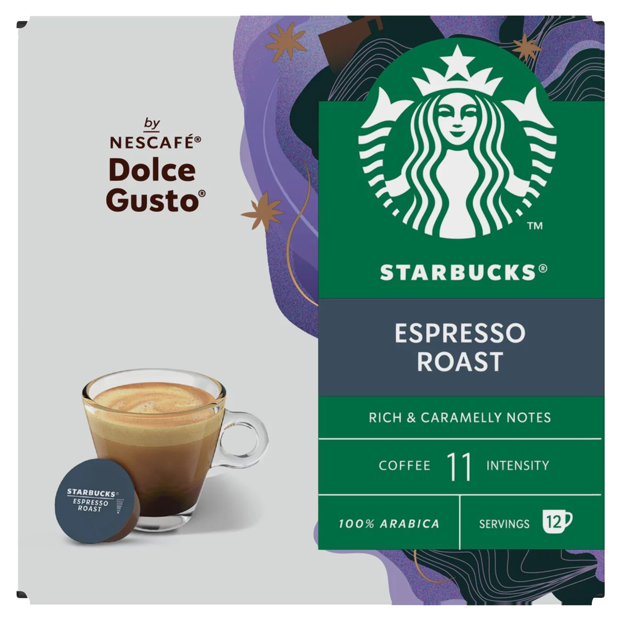 Espresso Roast - Starbucks by Dolce Gusto Compatible Capsules