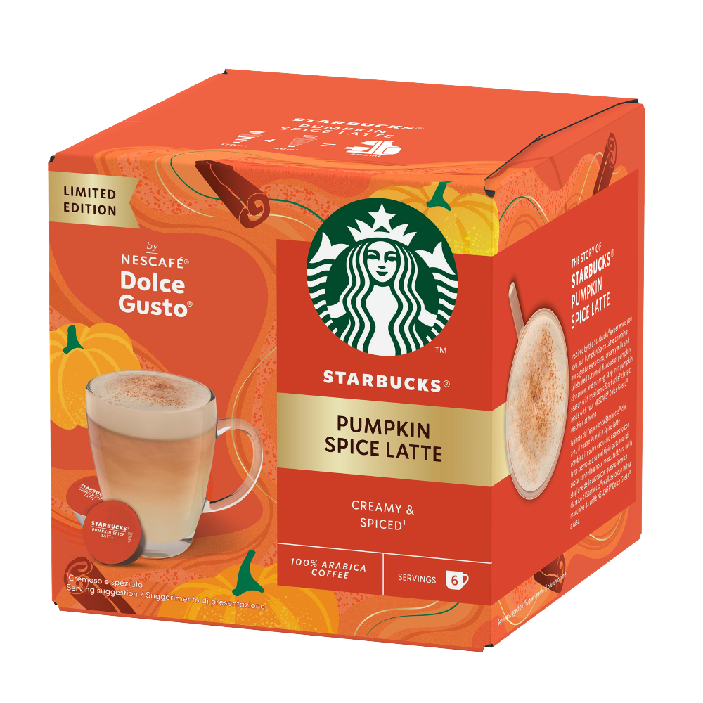 Starbucks Pumpkin Spice Latte - Pods for Dolce Gusto Machines