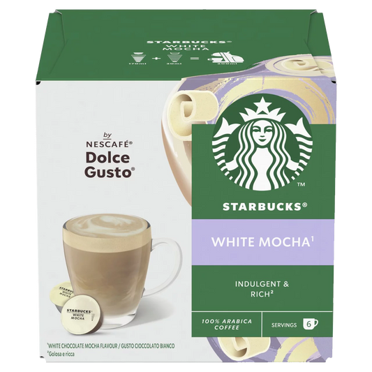White Chocolate Mocha – Starbucks® by Nescafe Dolce Gusto® Compatible Capsules