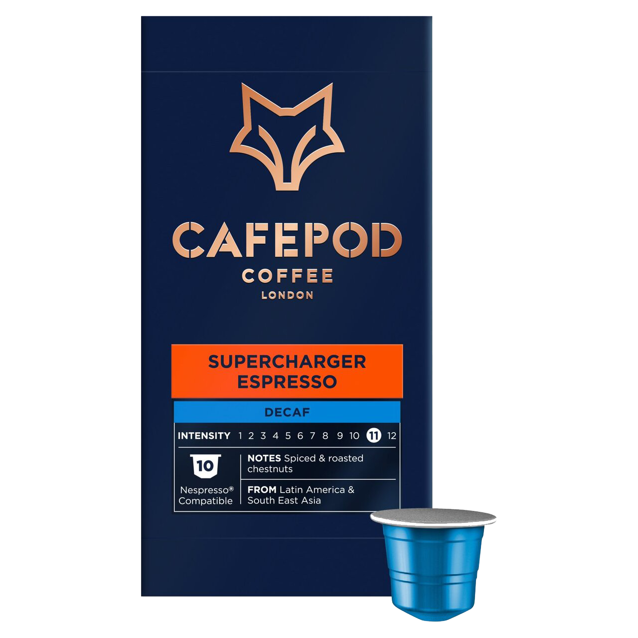CafePod Decaf Supercharger Espresso – Nespresso Compatible Coffee Pods