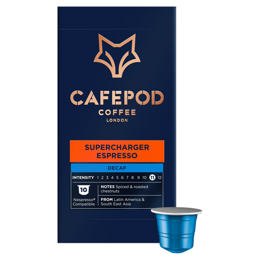 CafePod Decaf Supercharger Espresso – Nespresso Compatible Coffee Pods
