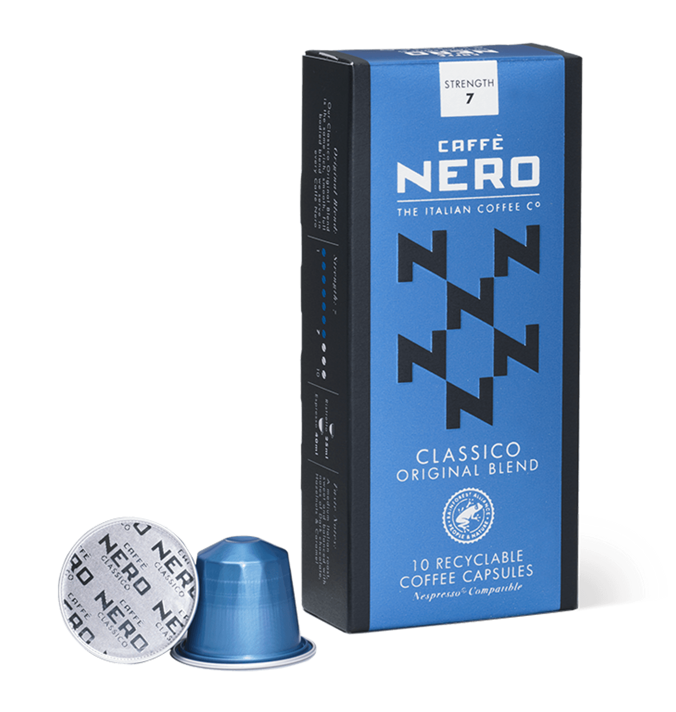 Caffe Nero Classico - <br />Original Blend Nespresso Compatible Capsules image 0