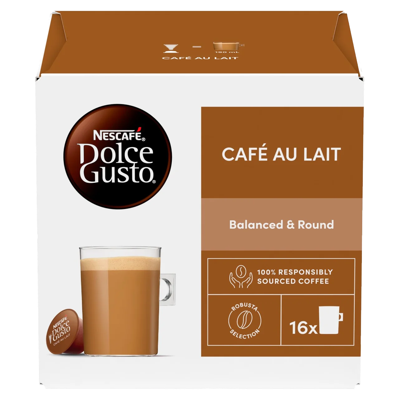 Cafe Au Lait - Nescafe Dolce Gusto® Official Pods
