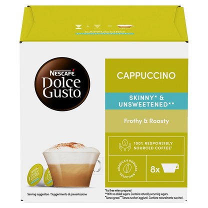 Skinny / Unsweetened Cappuccino - Nescafe Dolce Gusto® Official Pods