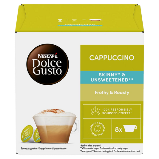 Skinny / Unsweetened Cappuccino - Nescafe Dolce Gusto® Official Pods
