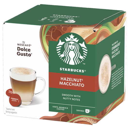 Hazelnut Macchiato - Starbucks by Dolce Gusto Compatible Capsules