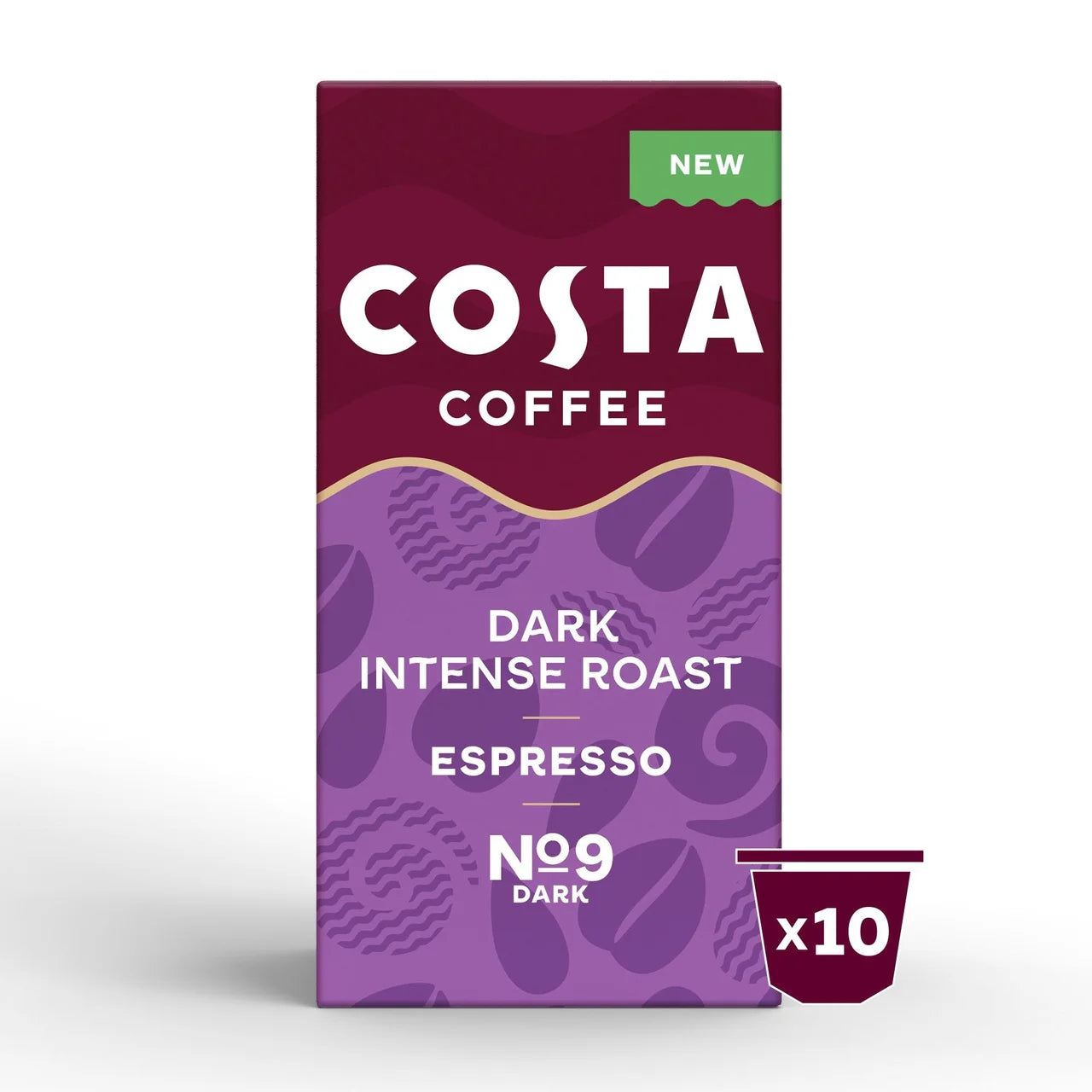 Dark Intense Roast - Costa Coffee Nespresso Compatible Aluminium Pods