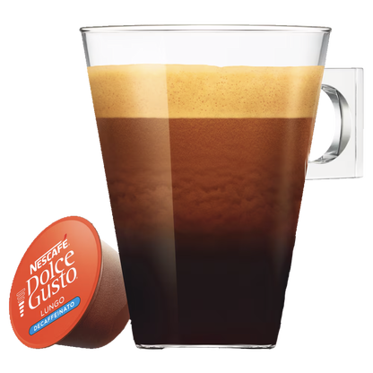 Lungo Decaffeinato - Decaffeinated Nescafe Dolce Gusto® Official Pods