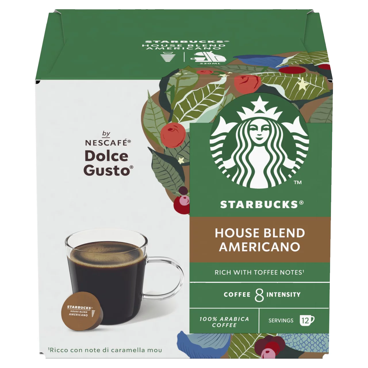 House Blend Americano - Starbucks by Dolce Gusto Compatible Capsules