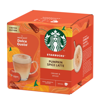 Starbucks Pumpkin Spice Latte - Pods for Dolce Gusto Machines