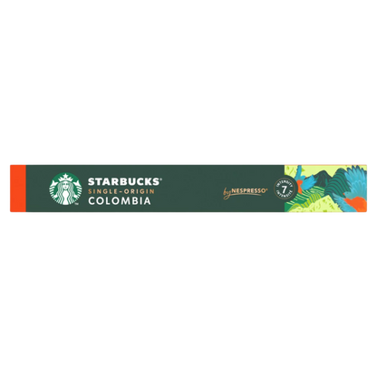 Starbucks Single-Origin Colombia Nespresso capsule on a white background
