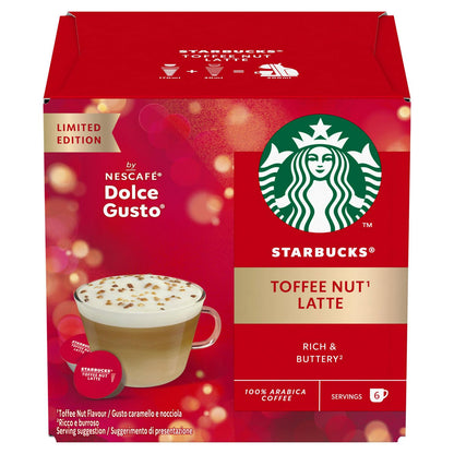 Starbucks Toffee Nut Latte - Pods for Dolce Gusto Machines