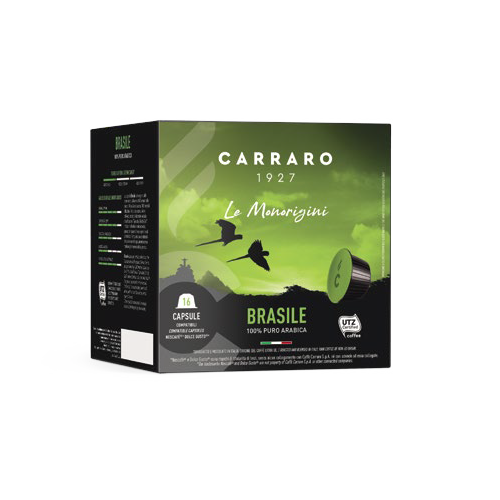 Brasile Single Origins Dolce Gusto Compatible Capsules and Pods by Carraro