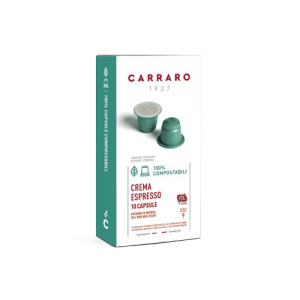 Crema Espresso Compostable Nespresso Compatible Capsules and Pods