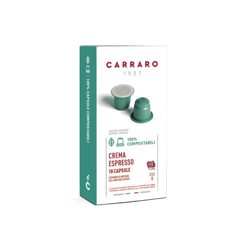Crema Espresso Compostable Nespresso Compatible Capsules and Pods