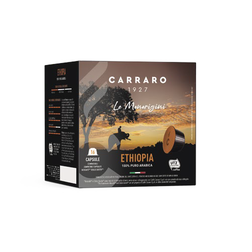 Ethiopia Single Origins Dolce Gusto Compatible Pods and Capsules by Carrarro
