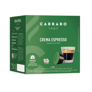 Crema Espresso Dolce Gusto Compatible Capsules and Pods by Carraro Caffe