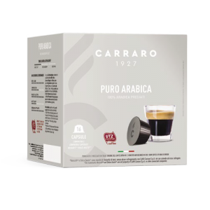 Puro Arabica Dolce Gusto Compatible Capsules and Pods by Carrraro Caffe