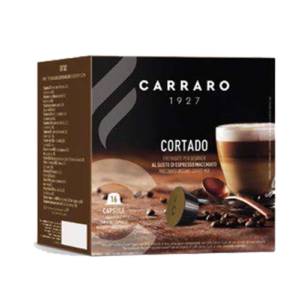 Carraro Cortado Milk Based Dolce Gusto Compatible Capsules and Pods