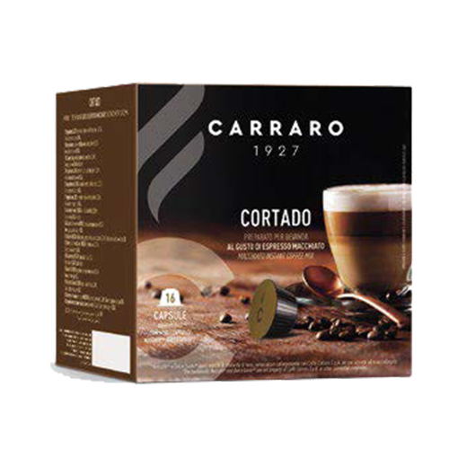 Carraro Cortado Milk Based Dolce Gusto Compatible Capsules and Pods