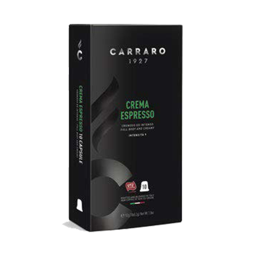 Crema Espresso Premium Blend Nespresso Compatible Capsules and Pods